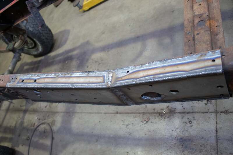 Rust Buster 73-87 Chevy K10/K20 Leaf Spring Frame Repair Kit - Left