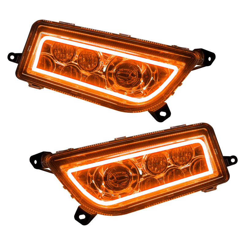 Oracle 14-21 POLARIS RZR 1000 XP Headlight Halo Kit - ColorSHIFT