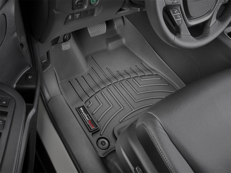 WeatherTech 2017+ Honda Ridgeline Front FloorLiner - Black