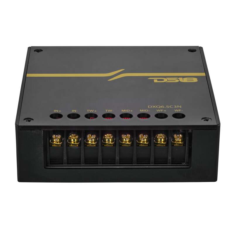 DS18 Dlx Qlty 6.5in+3.5in+2.2in 3-Way 180 Watt RMS 4 ohm Ylw Straw + Composite Foam Cone Neodymium