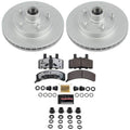 Power Stop 94-99 Dodge Ram 1500 Front Z36 Coated Truck & Tow Brake Kit