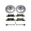 Power Stop 11-18 Porsche Cayenne Rear Euro-Stop Brake Kit