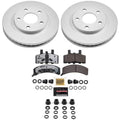 Power Stop 90-93 Cadillac Commercial Chassis Front Z36 Coated Truck & Tow Brake Kit