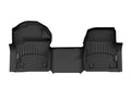 WeatherTech 23-24 Ford F-250/350/450/550 Over The Hump/Vinyl Floor Front FloorLiner - Black