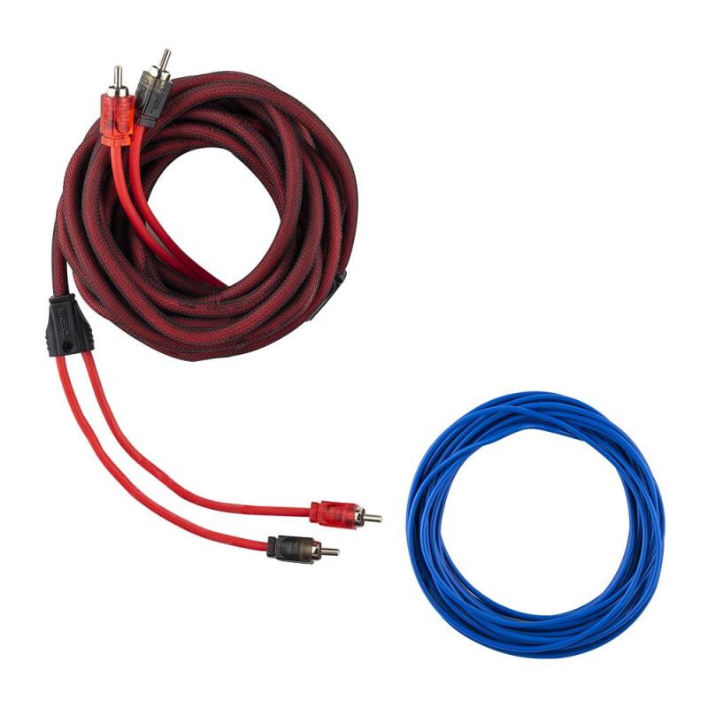 DS18 8-GA Amplifier Install Kit- Red