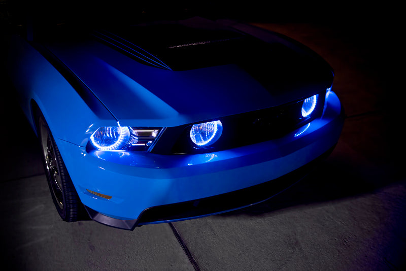 Oracle 10-14 Ford Mustang LED Headlight Halo Kit - Amber