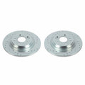 Power Stop 17-20 Acura MDX Rear Evolution Drilled & Slotted Rotors - Pair