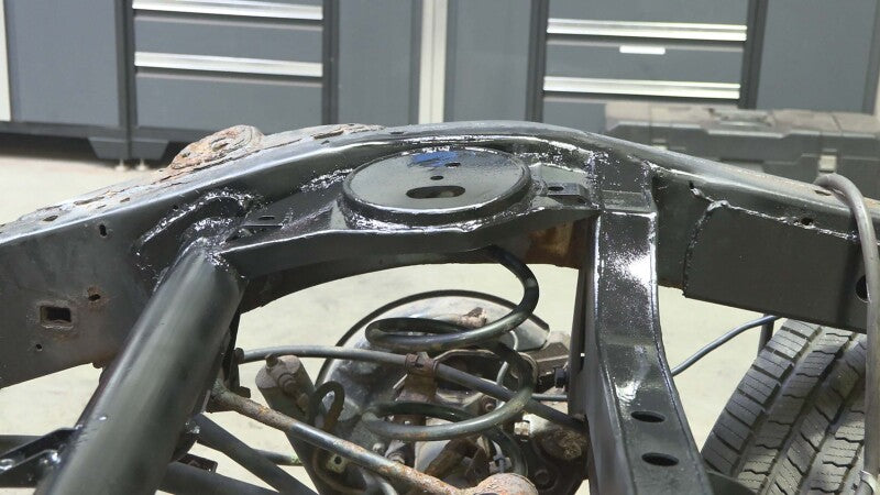 Rust Buster FJ Cruiser & 4Runner Rear Upper Coil Spring Bucket & Shock Mount - Left