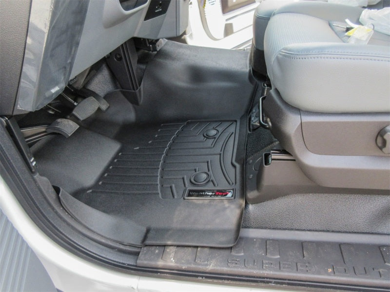 WeatherTech 11+ Ford F250/F350/F450/F550 Front FloorLiner - Black