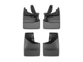 WeatherTech 21-25 Ford Bronco Bumper Style 2 Front & Rear Mudflaps - Black