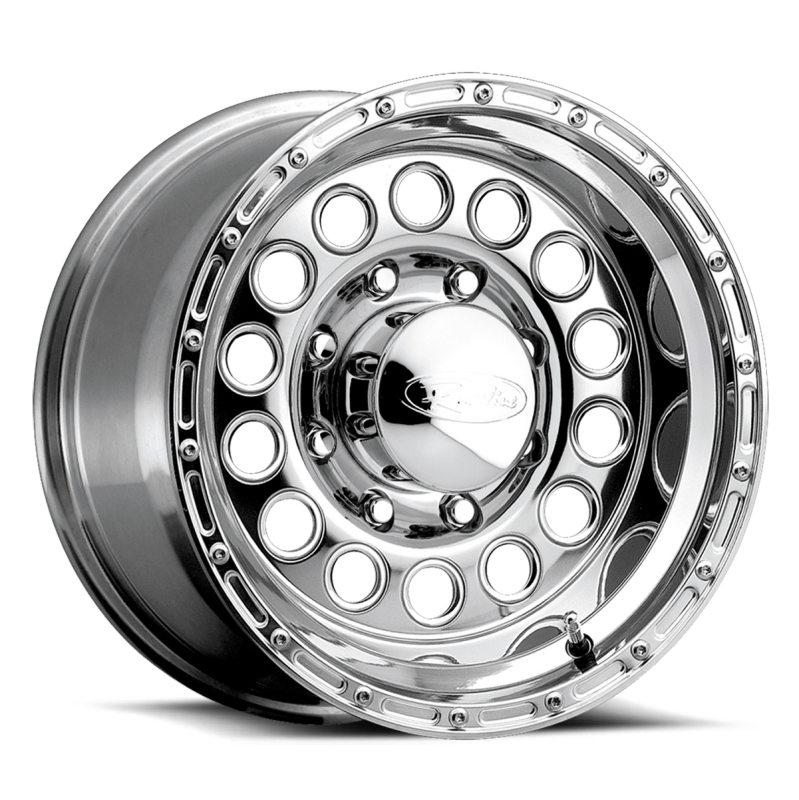 Raceline 887 Rock Crusher 17x9in / 8x170 BP / 0mm Offset / 130.81mm Bore - Polished Wheel