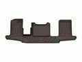 WeatherTech 22-24 Infiniti QX60 / 22-24 Nissan Pathfinder (Capt Chairs) Rear FloorLiner HP - Cocoa
