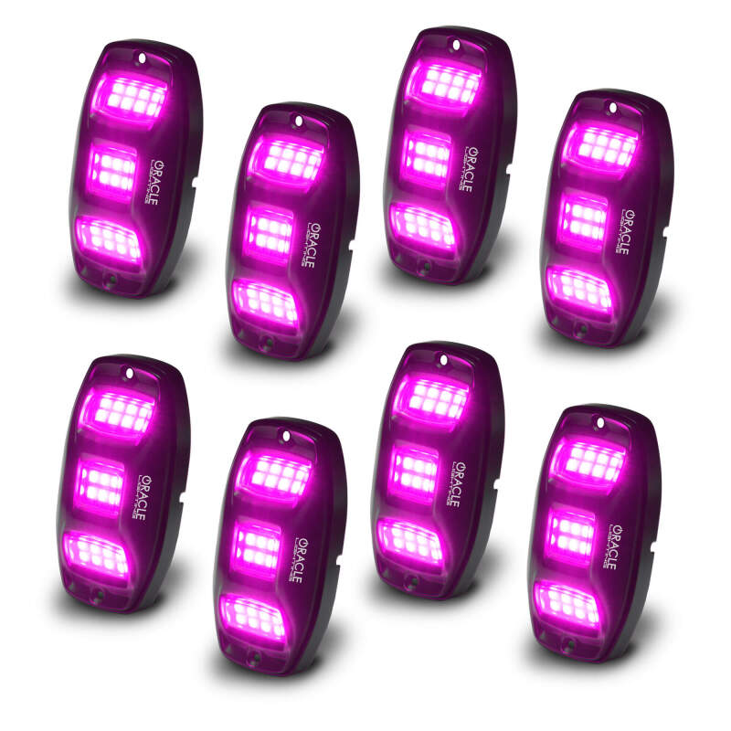 Oracle Underbody RGB+W Wheel Well Rock Light Kit - 8 PCS - ColorSHIFT