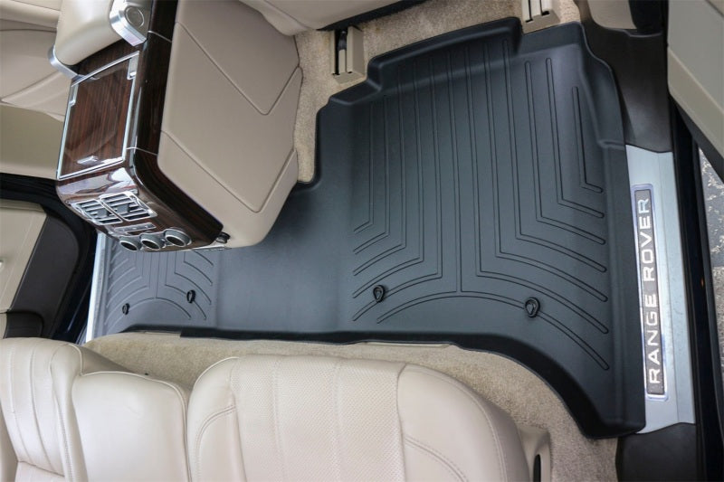 WeatherTech 14-17 Land Rover / Range Rover - Long WB/No 2nd Row Console - Rear FloorLiner - Black