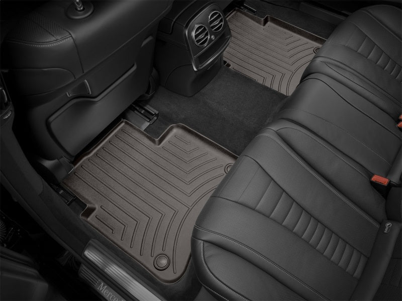 WeatherTech 2014+ Mercedes-Benz S-Class Rear FloorLiner - Cocoa