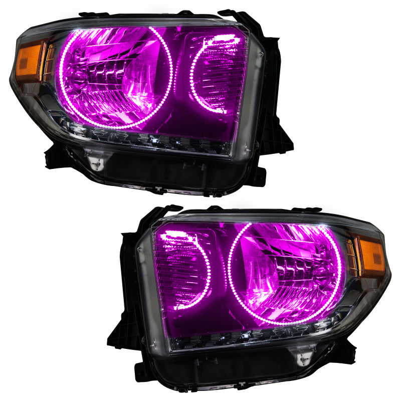 Oracle 14-17 Toyota Tundra SMD HL - Dual Halo Kit - ColorSHIFT w/ 2.0 Controller