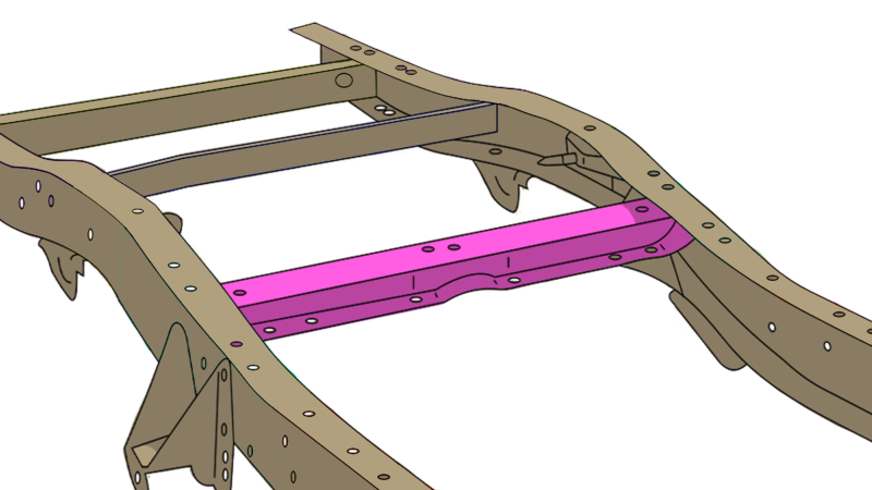 Rust Buster Center Frame Crossmember