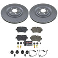 Power Stop 19-20 Audi A8 Quattro Rear Z23 Coated Brake Kit