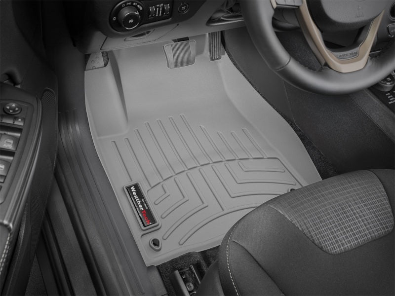 WeatherTech 2015+ Jeep Cherokee Front FloorLiner - Grey