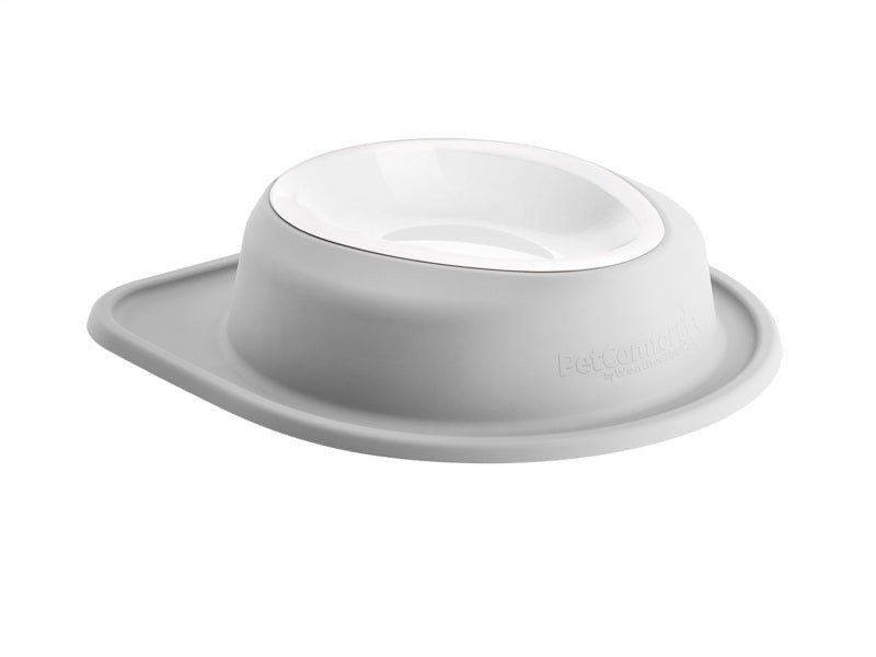 WeatherTech Pet Feeding System Single Low 96oz 3in. Poly Bowl - Light Grey
