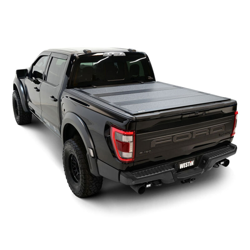 Westin 15-26 Ford F-150 5ft. 7in. Bed Hard Tri-Fold Tonneau Cover - Black