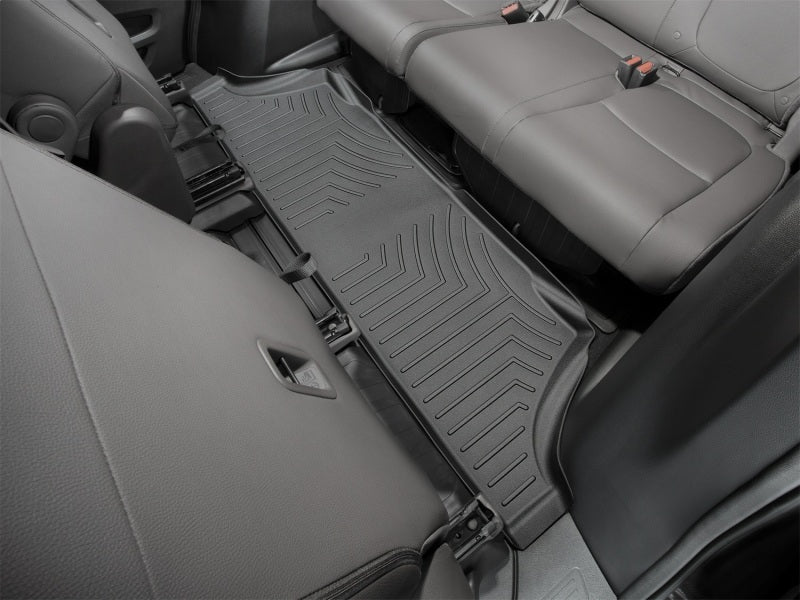WeatherTech 2018+ Honda Odyssey 3rd Row Rear FloorLiner - Black (Fits 7/8 Passenger Models)