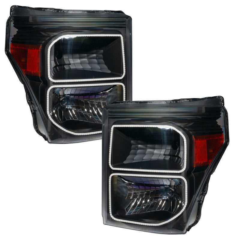 Oracle 11-16 Ford F250/350 LED HL - Black - ColorSHIFT w/ Simple Controller