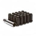 Method Lug Kit - Extended Thread Spline - M10X1.25 - 4 Lug Kit - Black (Wildcat) - 16 Nuts