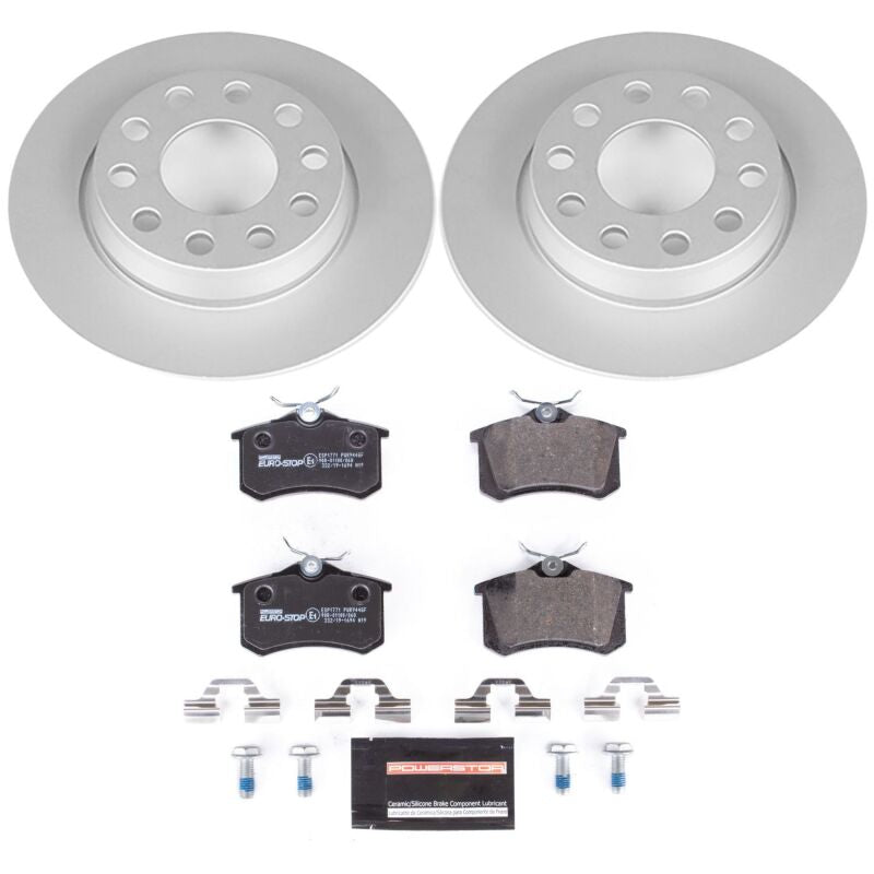 Power Stop 02-05 Audi A4 Rear Euro-Stop Brake Kit