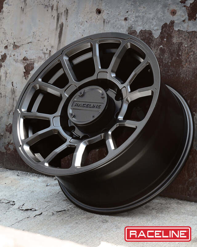 Raceline 950B Gauge 18x9in / 8x170 BP / 18mm Offset / 125.2mm Bore - Satin Black Wheel