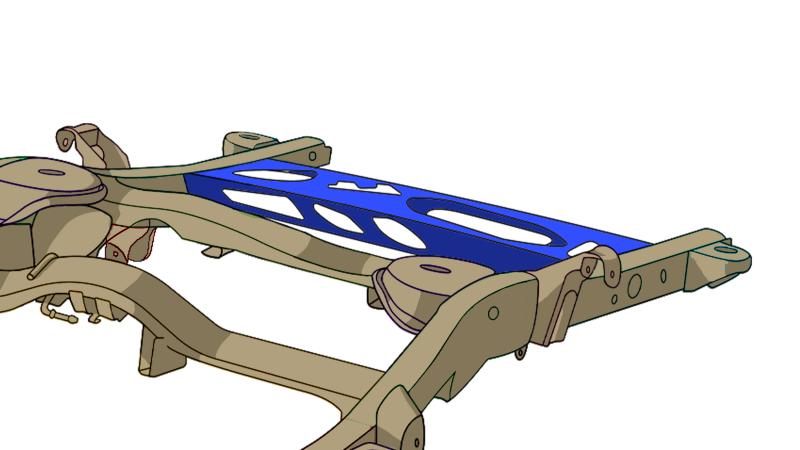 Rust Buster Spare Tire Crossmember