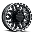Raceline 953BM Krank 16x6in / 6x139.7 BP / 0mm Offset / 4.25mm Bore - Black & Machined Wheel