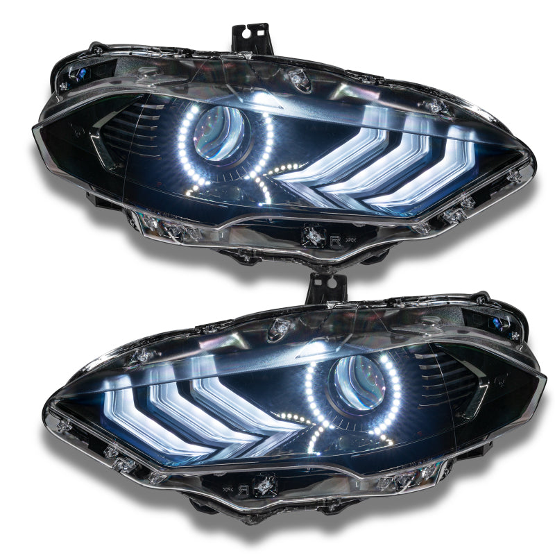 Oracle 18-21 Ford Mustang DRL Upgrade w/ Halo Kit - ColorSHIFT 2