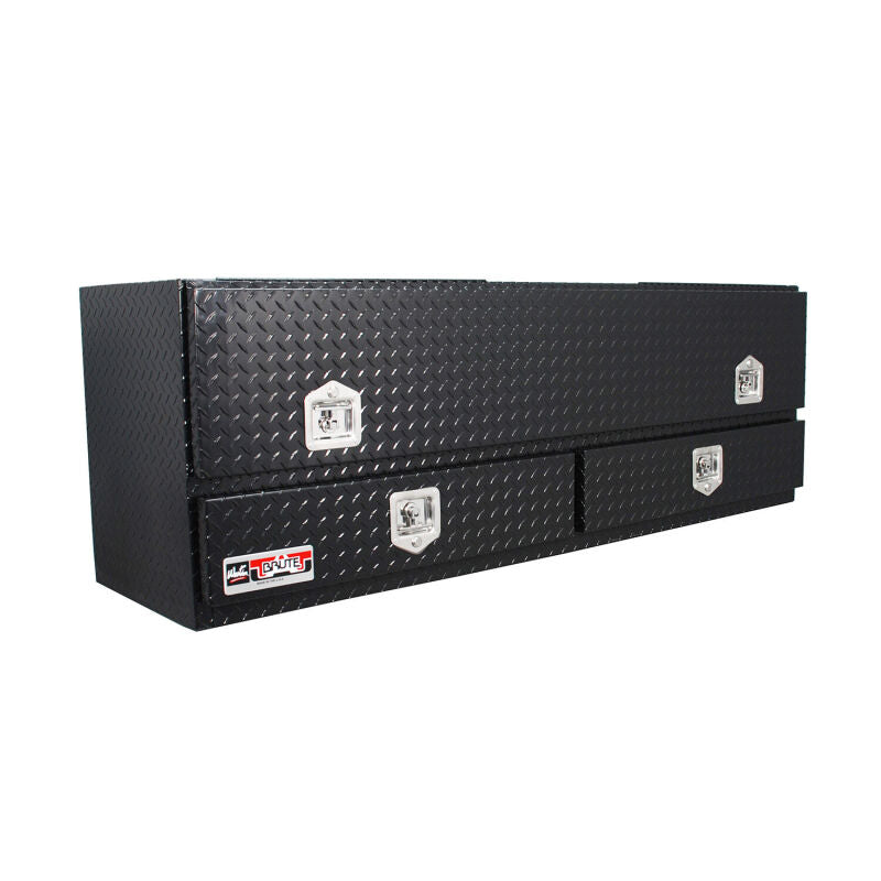 Westin/Brute High Cap 72in Stake Bed Contractor TopSider w/ Base Drawers - Textured Black