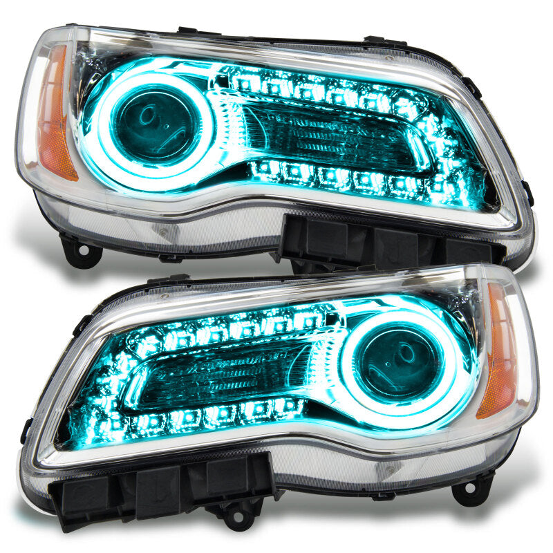 Oracle 11-14 Chrysler 300C SMD HL - Chrome - NON HID - ColorSHIFT w/ 2.0 Controller
