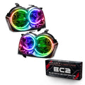 Oracle 05-07 Jeep Grand Cherokee SMD HL (Non-HID) - ColorSHIFT w/ BC1 Controller