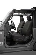 Bestop 18-26 Jeep Wrangler JL 2-Door Front Seat Covers (Black Diamond)
