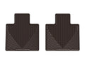 WeatherTech 2016+ Nissan Titan XD Rear Rubber Mats - Cocoa