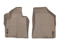 WeatherTech 2009 Hyundai Santa Fe w/ Driver Side Dual Floor Posts Front FloorLiner - Tan