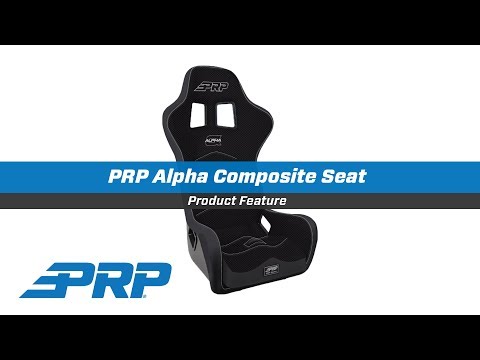 Alpha Composite Seat, Extra Wide, Black Cloth PRP Seats