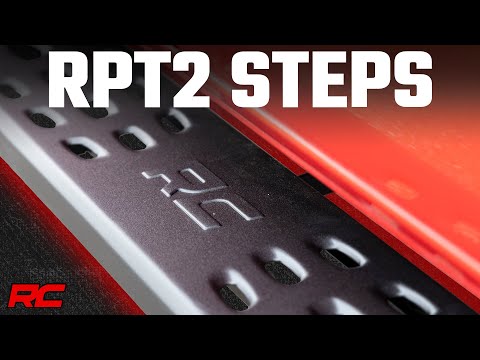RPT2 Running Boards Crew Cab Black Ram 1500 (19-26)/1500 TRX (21-24) Rough Country