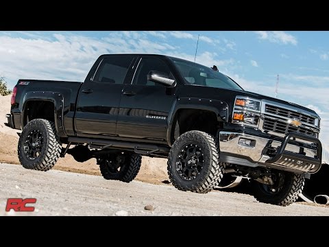 7 Inch Lift Kit Alum/Stamp Steel Vertex Silverado/Sierra 1500 4WD (14-18 & Classic) Rough Country