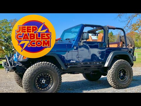 1997-2006 Jeep Wrangler TJ / LJ Battery Cable Kit 4.0 Liter 4 Gauge Battery Cable Big7Kits