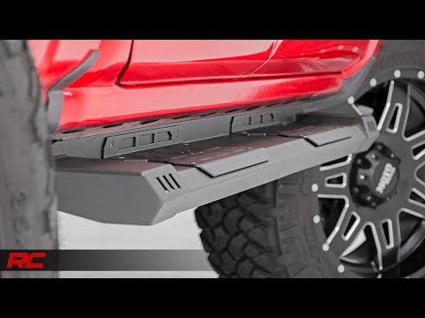 HD2 Running Boards 07-19 Silverado/Sierra Crew Cab Rough Country