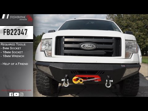 09-14 F150 Pelican Front Bumper Fishbone Offroad
