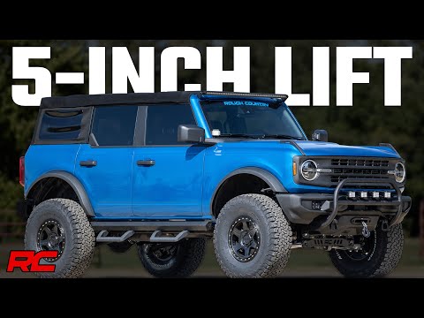 5 Inch Lift Kit Ford Bronco 4WD (2021-2025) Rough Country