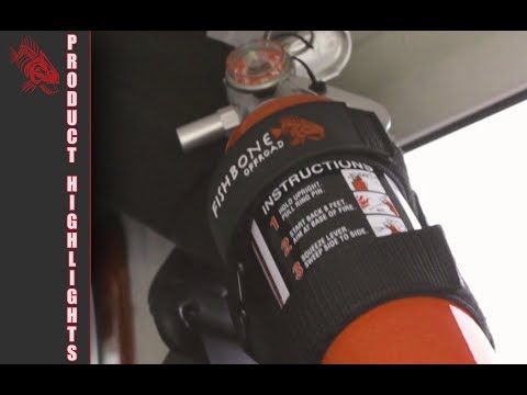 Fire Extinguisher Holder for Padded Roll Bar Fishbone Offroad