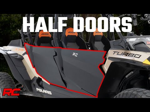 Aluminum Lower Half Doors Rear Polaris RZR XP 4 1000/RZR XP 4 Turbo S Rough Country