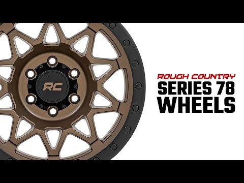 78 Series Wheel Simulated Beadlock Bronze/Black 18x9 Rough Country