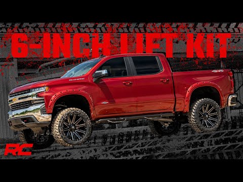 6 Inch Lift Kit N3 Struts Chevy Silverado 1500 4WD (2019-2024) Rough Country